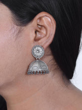 Trendy Silver Replica Jhumka Earrings | Sarichka