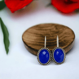 Oxidized Hook Earring