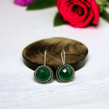 Circle Oxidised Hook Earrings | Sarichka