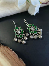 oxidised ghungroo earrings