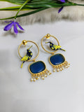 Golden Dangler Earrings
