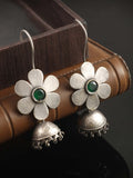 Oxidised Flower Oxidised Hook Jhumki | Sarichka