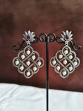 Oxidised Dangler Earrings