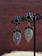 Leaf Oxidised Dangler Earrings | Sarichka