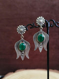 Oxidised Dangler Earrings