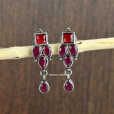 Daily Wear Oxidised Stud Earrings | Sarichka