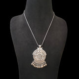 German Silver Daily Wear Chain Pendant Set | Sarichka