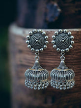 Traditional German Silver Jhumka Earring