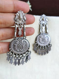 Silver Plated Navratri Dangler Earrings | Sarichka