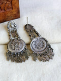 Silver Plated Navratri Dangler Earrings | Sarichka
