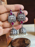 Chic Silver Look-Alike Trendy Jhumkas | Sarichka