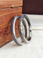 Antique Peacock Silver Kadas with Grace | Sarichka Fashion