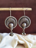Silver Hook Earrings with Ghungroos | Sarichka Fashion