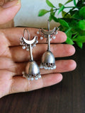 Moonlit Pearl Silver Look Alike Hook Earrings | Sarichka Fashion