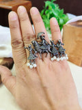 Silver Look Alike Barat Finger Rings
