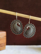 Oxidised Carry Hook Earrings | Sarichka