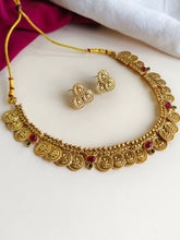 Traditional Laxmi Kaasu Gold Plated Coin Necklace | Sarichka
