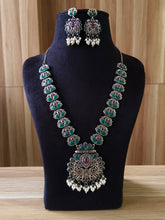 Traditional Silver Replica Pearl Drop Necklace | Sarichka