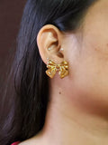 Chic Golden Bow Anti-Tarnish Stud Earrings | Sarichka