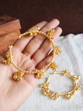 Golden Ghungroo Charm Bangles Set | Sarichka