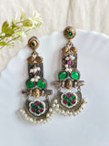 Party Wear Trendy Dual Tone Earrings | Sarichka