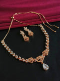 Premium American Diamond Necklace Set | Sarichka