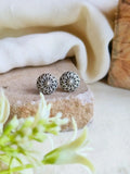 Elegant 925 Silver Tiny Round Studs | Sarichka