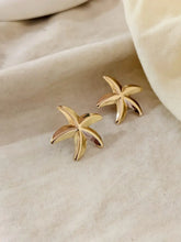 Golden Starfish Anti-Tarnish Steel Studs | Sarichka