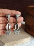 Silver Look Oxidized Butterfly Dangler Earring | Sarichka