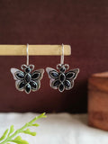 Oxidised Butterfly Hook Earrings | Sarichka