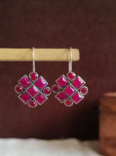 Oxidised Daily Wear Hook Earrings | Sarichka