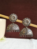 Trendy Silver Replica Jhumka Earrings | Sarichka