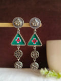 Enamel Hand Painted Earrings