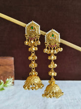 Kashmiri- ghungroo gold-plated jhumka