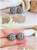 Silver Replica Oxidised Studs Combo for Daily Elegance | Sarichka