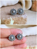 Silver Replica Oxidised Studs Combo for Daily Elegance | Sarichka