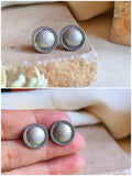 Silver Replica Oxidised Studs Combo for Daily Elegance | Sarichka