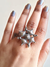 Floral Designed Oxidized Ring | Sarichka