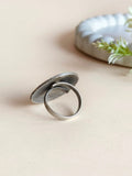 Divine Oxidised Mata Ji Finger Ring | Sarichka Fashion