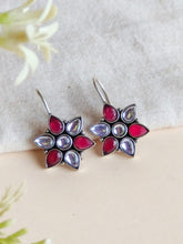 Premium Quality Oxidised Stone Hook Earrings for Casual Wear | Sarichka