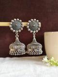 Traditional German Silver Jhumka Earring | Sarichka