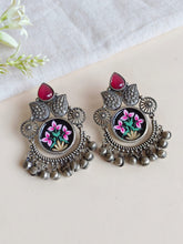 Chand Wali Enamel Earring with Ghungroo | Sarichka
