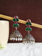 Brass Black Oxidised Jhumka | Sarichka