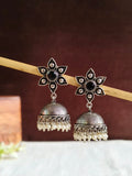 Floral Oxidised Jhumka | Sarichka