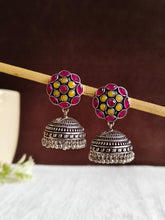 High-Quality German Silver Jhumka Earrings Perfect for Ethnic Attire | Sarichka