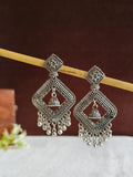 Ethnic Oxidized German Silver Jhumki Earrings | Sarichka