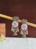 Elephant Motif Oxidized Jhumka Earrings | Sarichka