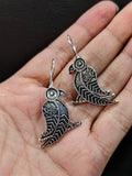 German Silver Parrot Earring | Sarichka