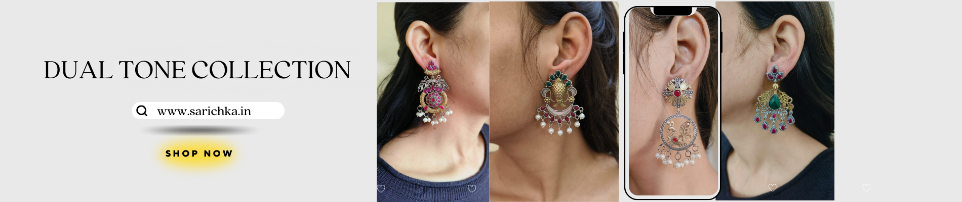 Dual Tone Jewellery Collection - Sarichka Fashion