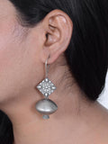 Casual Silver Look-Alike Hook Earrings | Sarichka